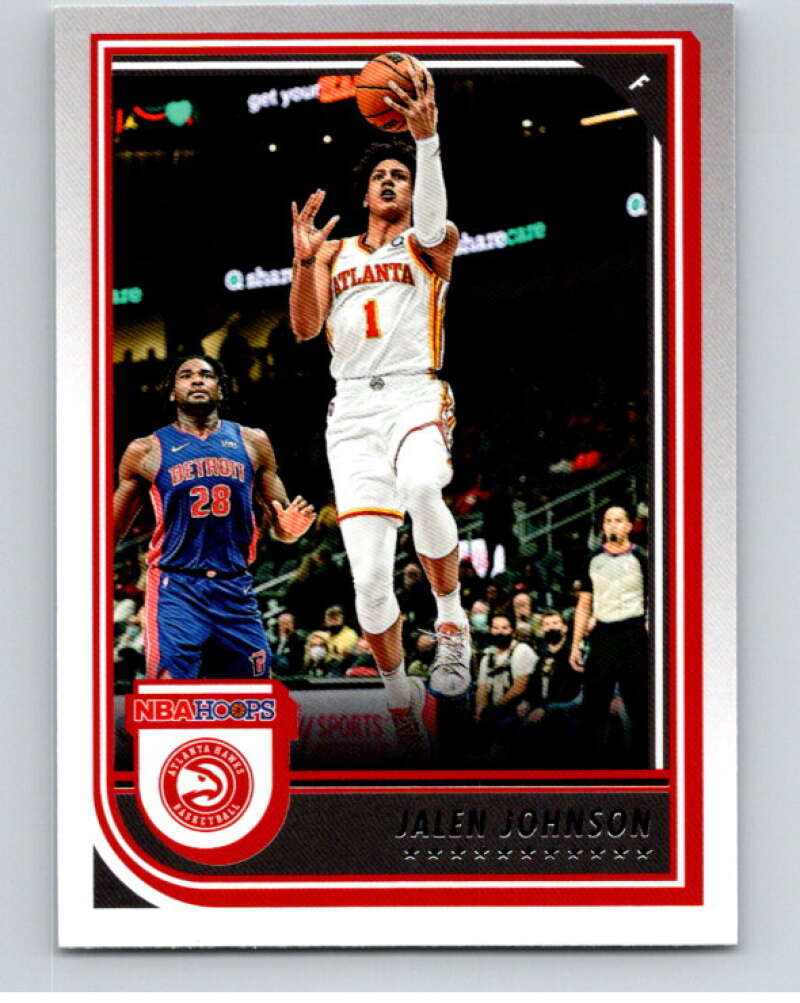 2022-23 Panini NBA Hoops #86 Jalen Johnson Atlanta Hawks V87997 Image 1