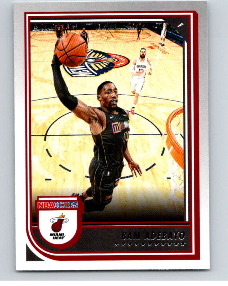 2022-23 Panini NBA Hoops #100 Bam Adebayo Miami Heat V88004 Image 1