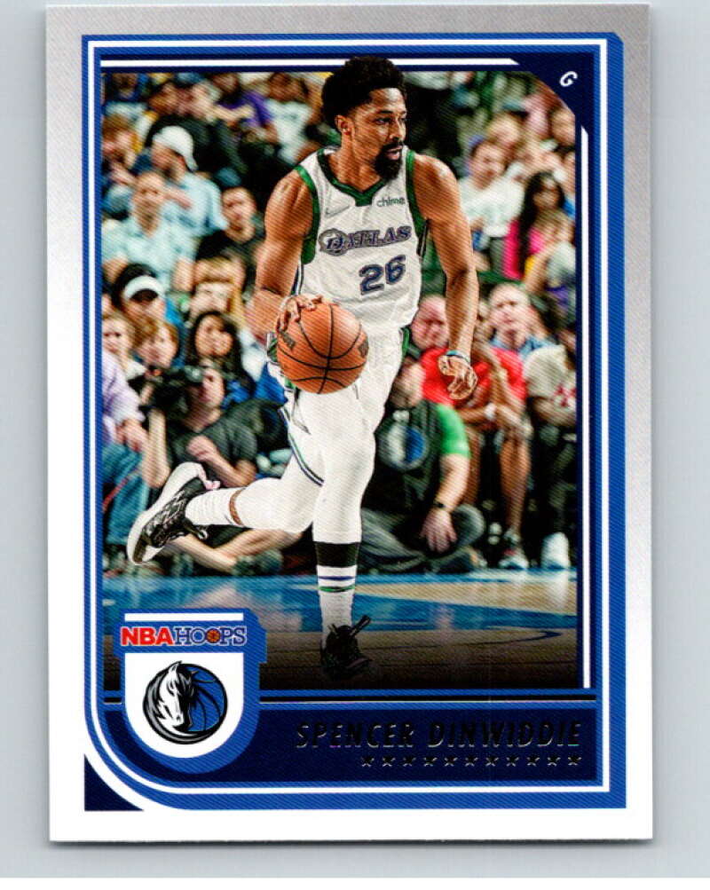 2022-23 Panini NBA Hoops #122 Spencer Dinwiddie Dallas Mavericks V88015 Image 1
