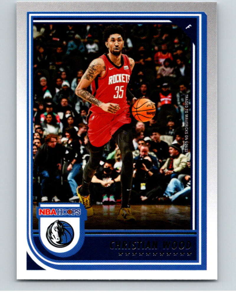 2022-23 Panini NBA Hoops #128 Christian Wood Dallas Mavericks V88021 Image 1