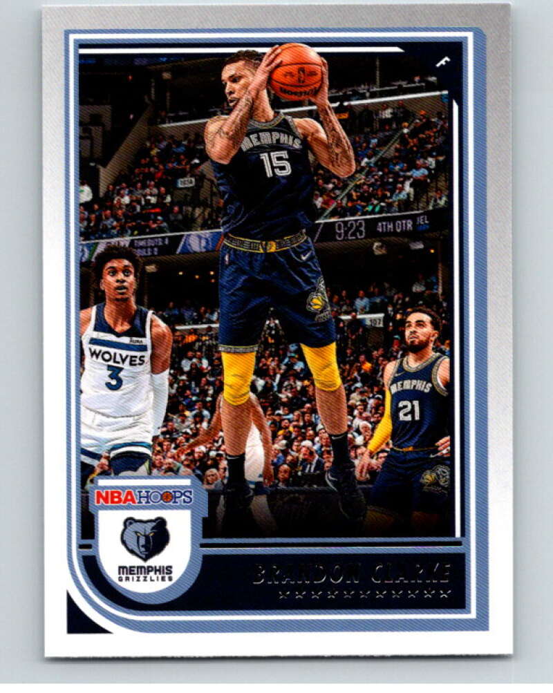 2022-23 Panini NBA Hoops #139 Brandon Clarke Memphis Grizzlies V88026 Image 1