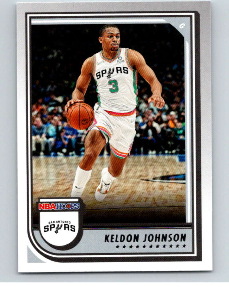 2022-23 Panini NBA Hoops #151 Keldon Johnson San Antonio Spurs V88032 Image 1