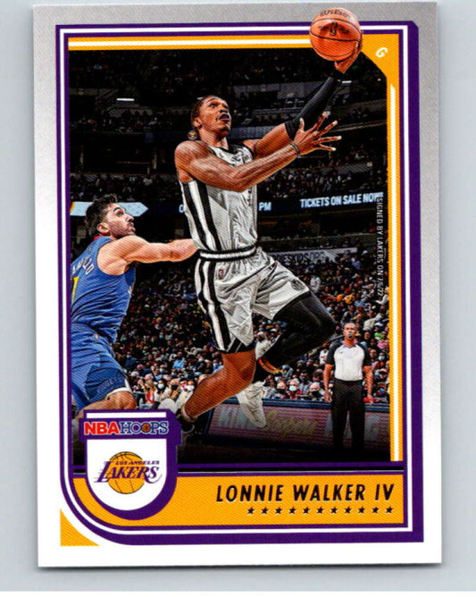 2022-23 Panini NBA Hoops #153 Lonnie Walker IV Lakers  V88035 Image 1