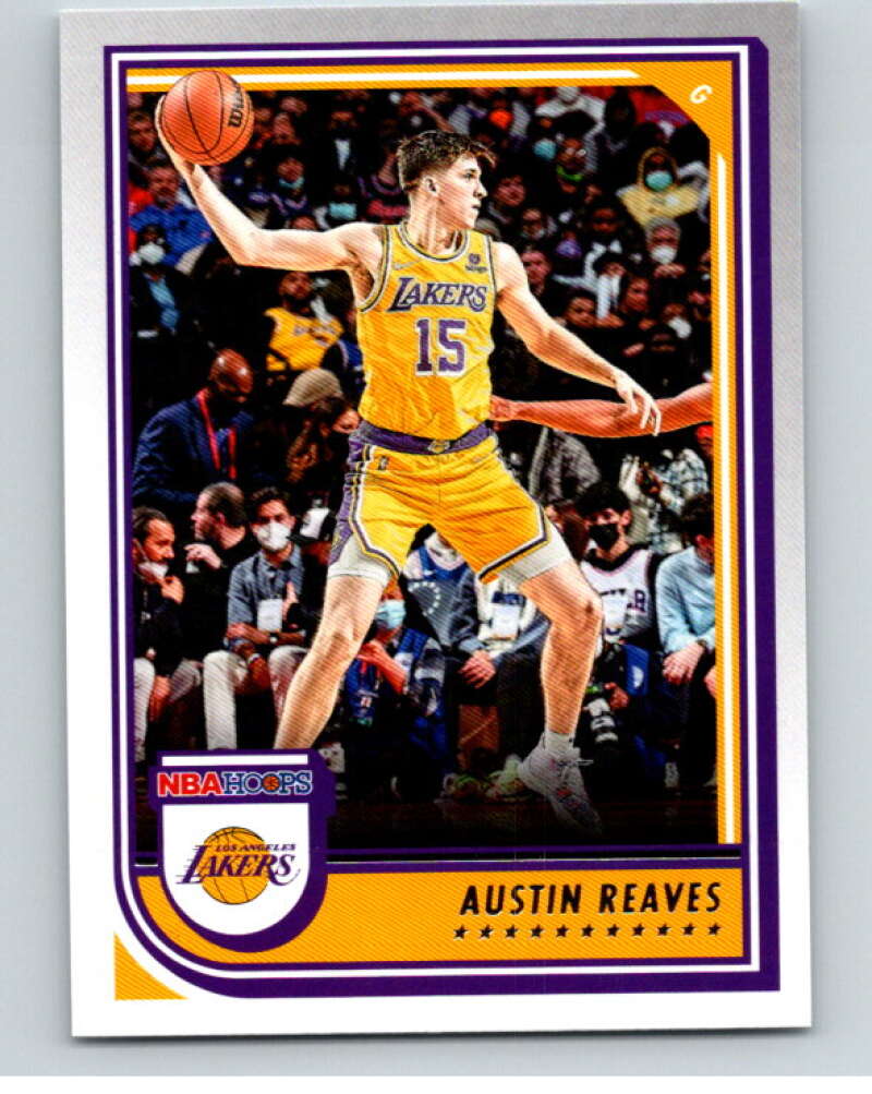 2022-23 Panini NBA Hoops #176 Austin Reaves Los Angeles Lakers V88046 Image 1