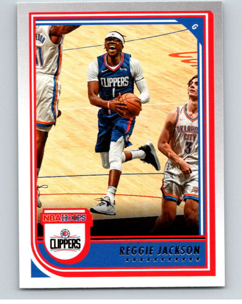 2022-23 Panini NBA Hoops #179 Reggie Jackson Clippers V88047 Image 1