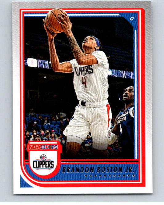 2022-23 Panini NBA Hoops #185 Brandon Boston Jr. Clippers  V88052 Image 1