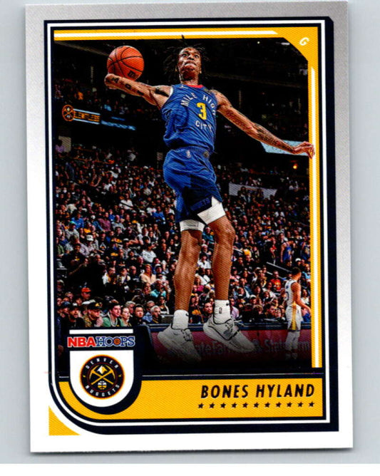 2022-23 Panini NBA Hoops #192 Bones Hyland  Denver Nuggets  V88055 Image 1