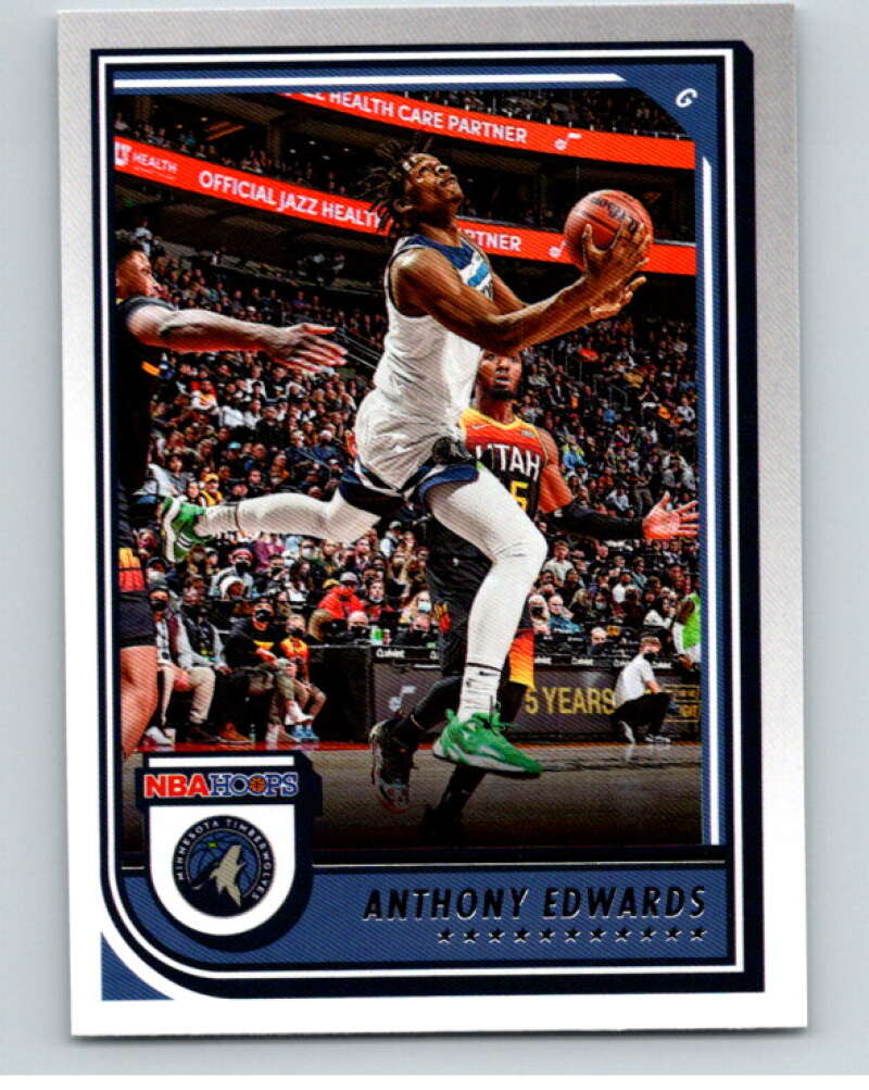 2022-23 Panini NBA Hoops #194 Anthony Edwards Timberwolves V88056 Image 1