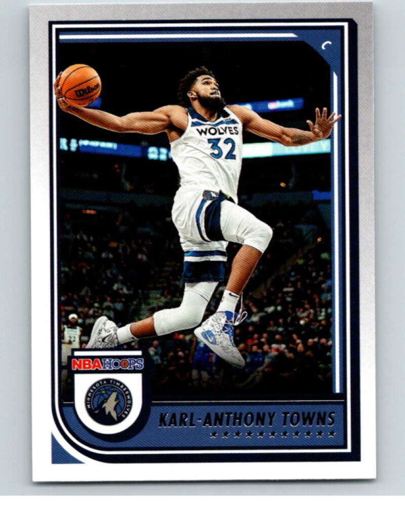 2022-23 Panini NBA Hoops #195 Karl-Anthony Towns Timberwolves V88057 Image 1