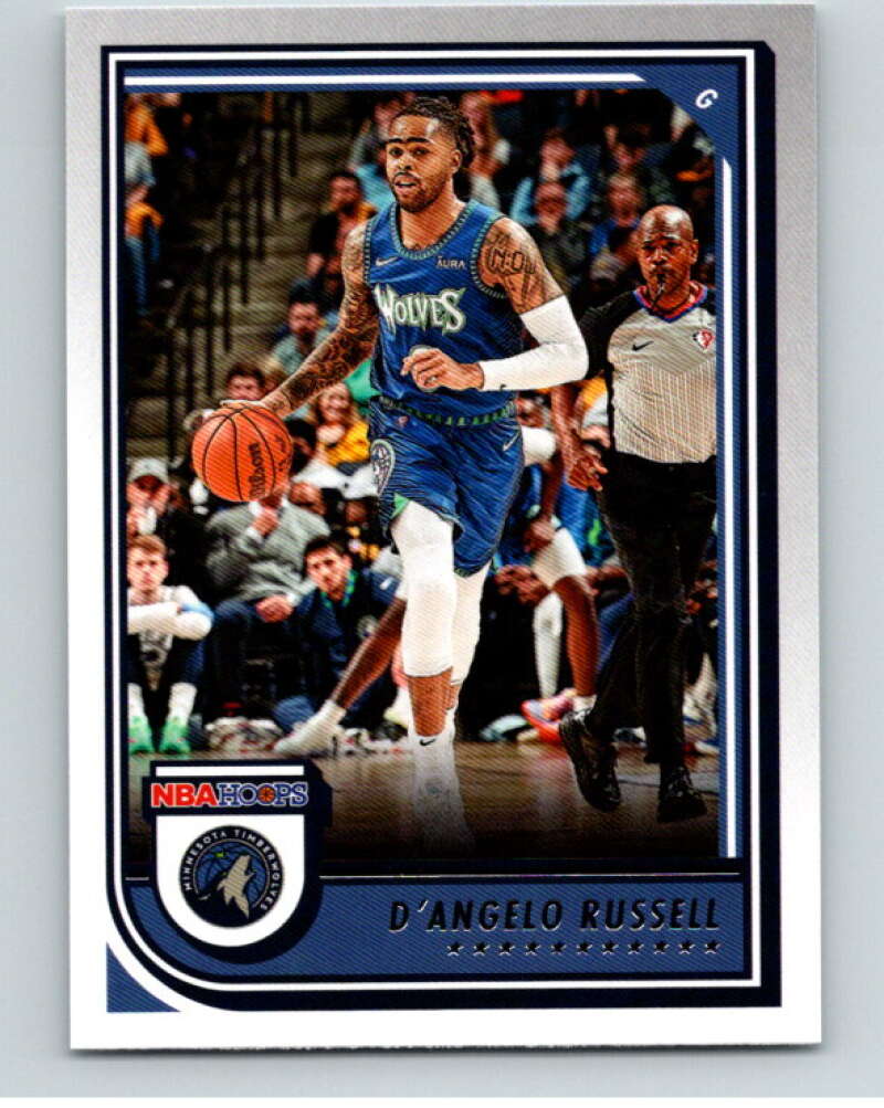 2022-23 Panini NBA Hoops #196 D'Angelo Russell Timberwolves V88058 Image 1