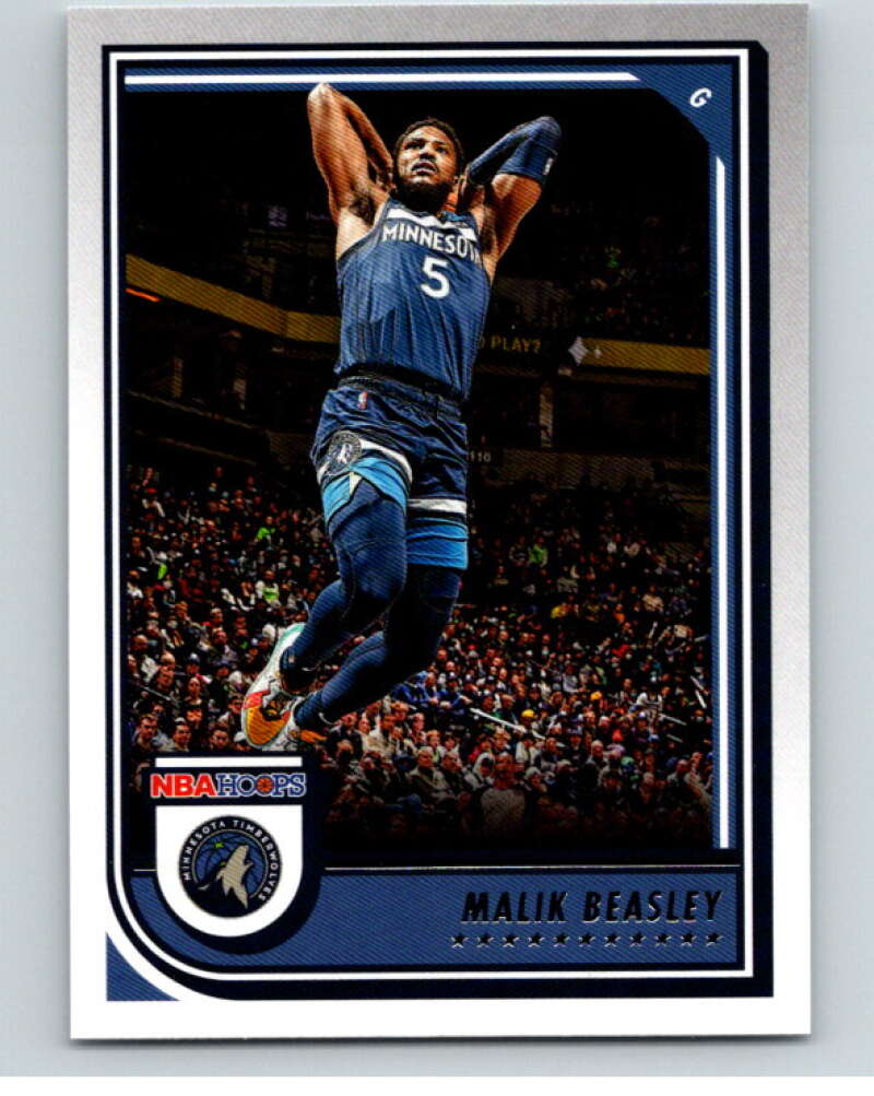 2022-23 Panini NBA Hoops #197 Malik Beasley Utah Jazz V88059 Image 1