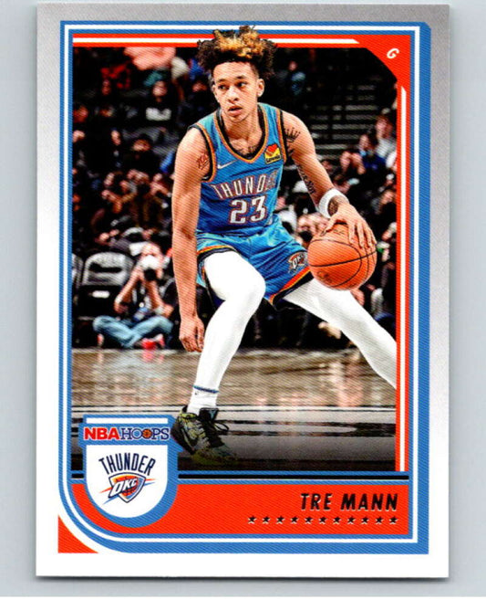 2022-23 Panini NBA Hoops #205 Tre Mann  Oklahoma City Thunder  V88061 Image 1