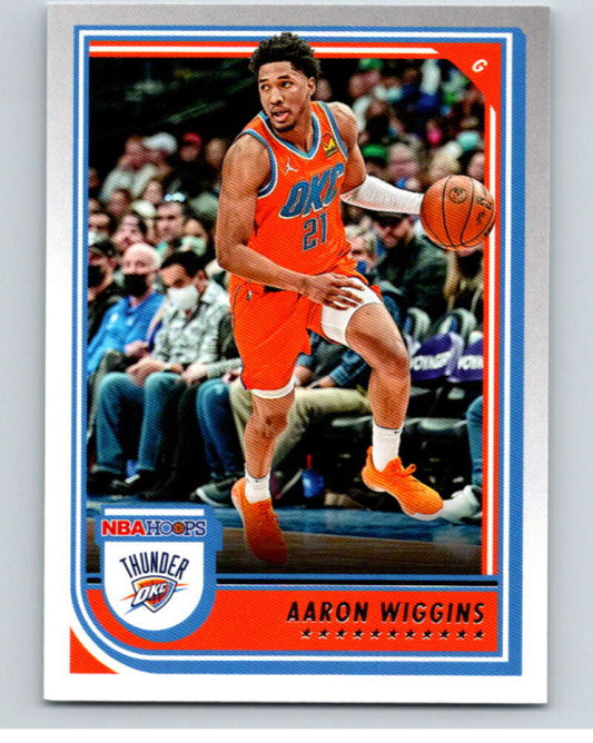 2022-23 Panini NBA Hoops #206 Aaron Wiggins Thunder  V88062 Image 1