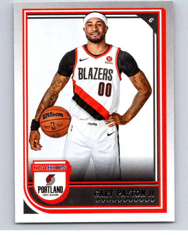 2022-23 Panini NBA Hoops #211 Gary Payton II Blazers V88065 Image 1
