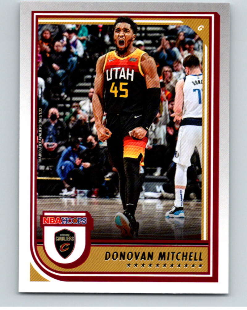 2022-23 Panini NBA Hoops #215 Donovan Mitchell Cavaliers V88067 Image 1