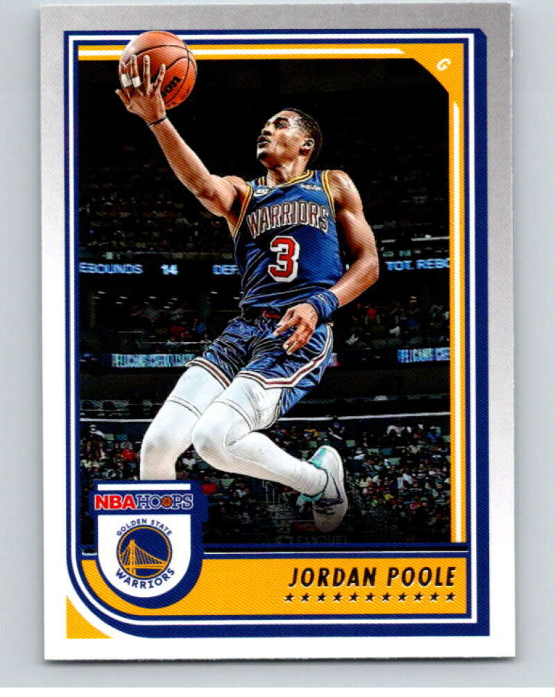 2022-23 Panini NBA Hoops #226 Jordan Poole Warriors V88074 Image 1