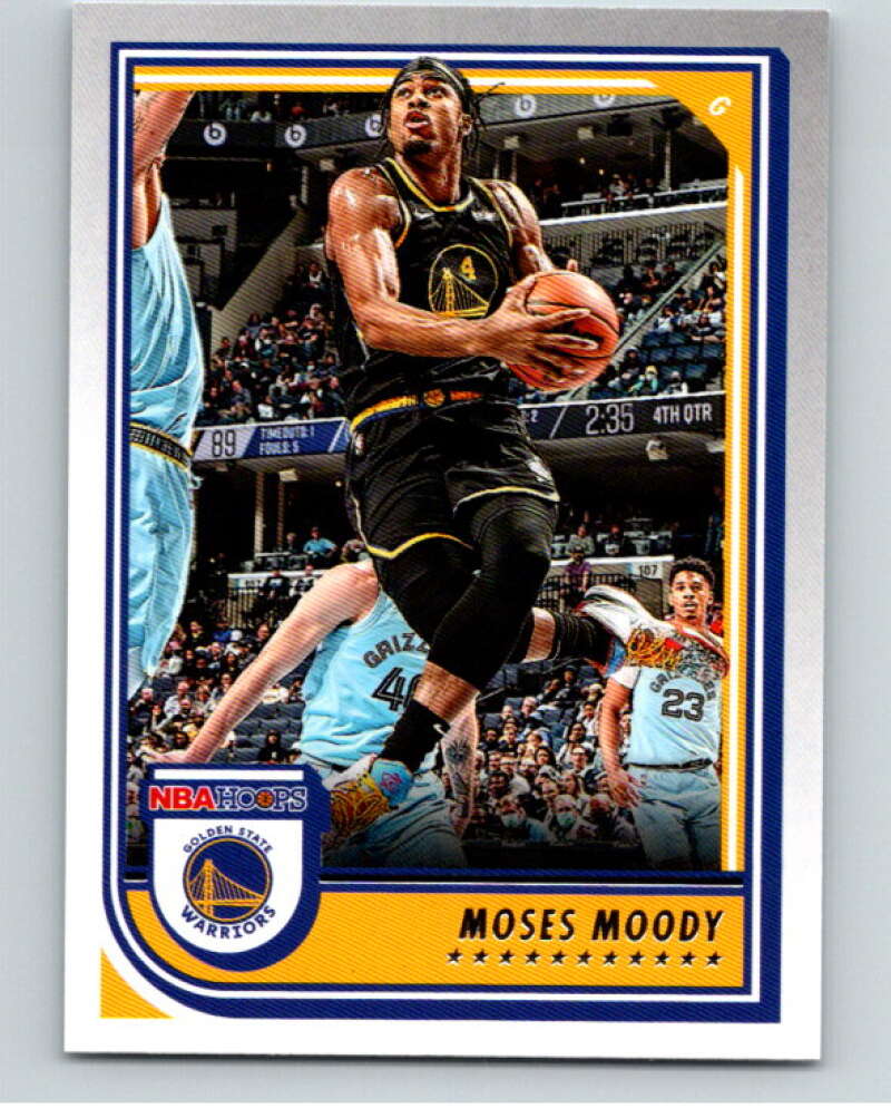 2022-23 Panini NBA Hoops #230 Moses Moody Warriors V88076 Image 1
