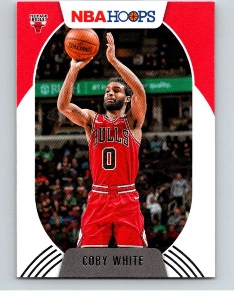 2020-21 Panini Hoops #30 Coby White Chicago Bulls V88095 Image 1