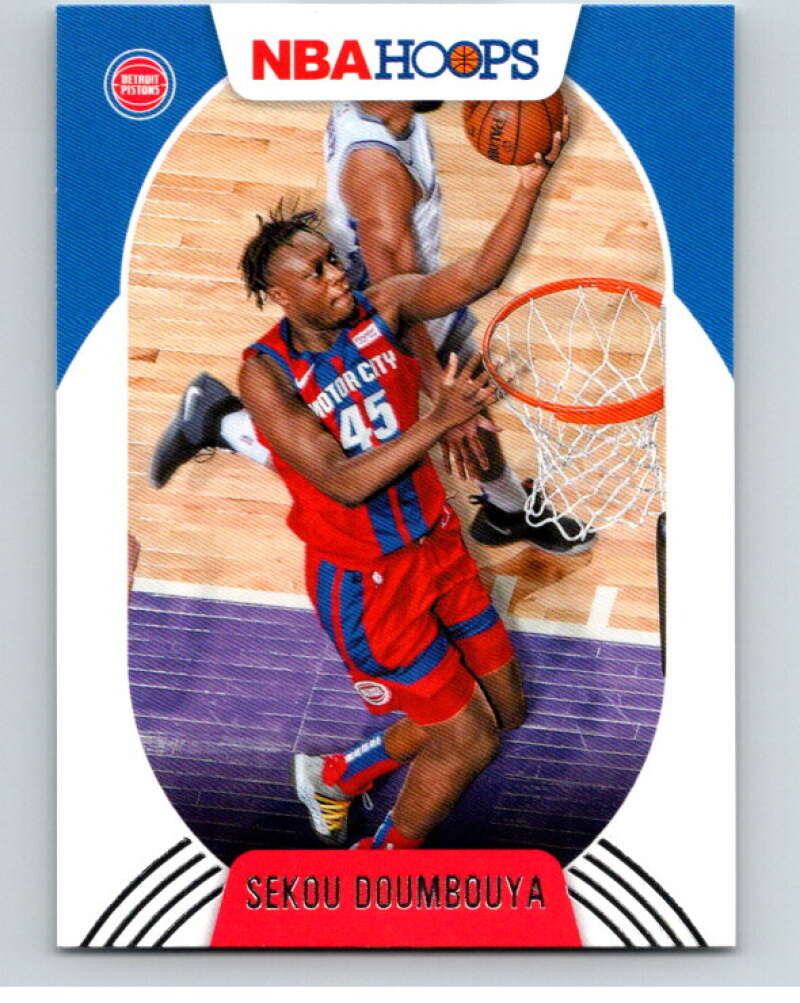 2020-21 Panini Hoops #105 Sekou Doumbouya Detroit Pistons V88143 Image 1