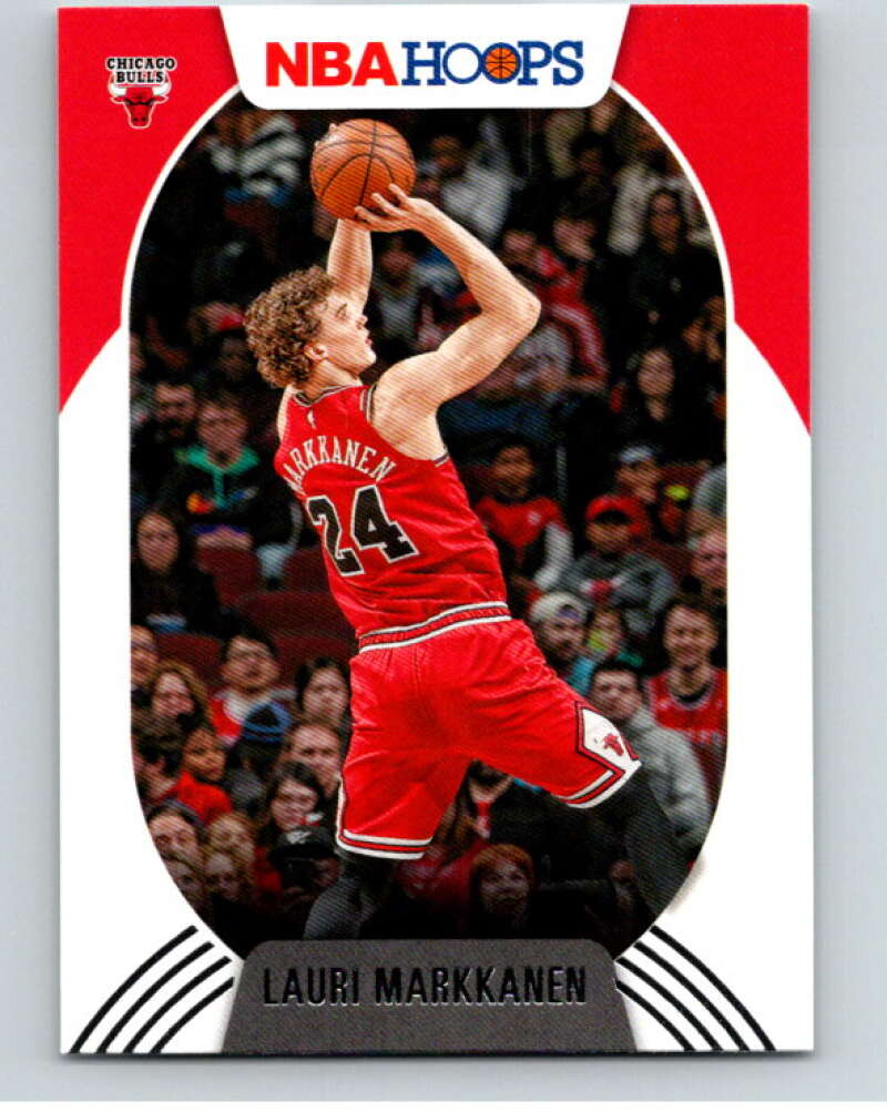 2020-21 Panini Hoops #161 Lauri Markkanen Chicago Bulls V88183 Image 1