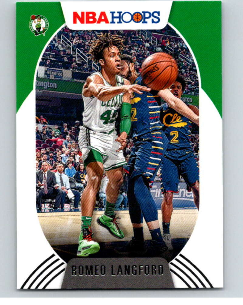 2020-21 Panini Hoops #170 Romeo Langford Boston Celtics V88194 Image 1