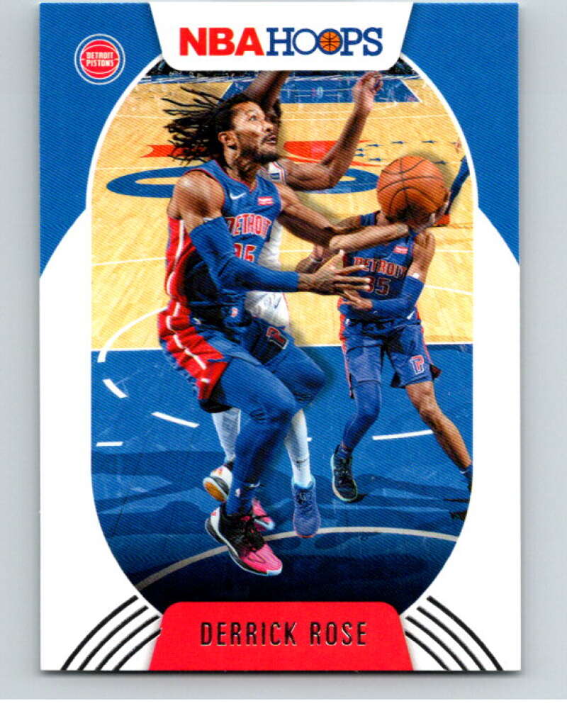 2020-21 Panini Hoops #174 Derrick Rose Detroit Pistons V88197 Image 1