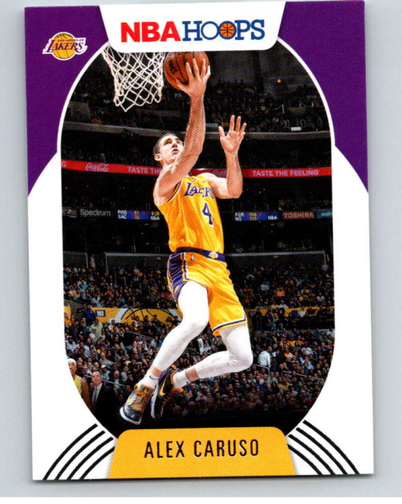2020-21 Panini Hoops #186 Alex Caruso Los Angeles Lakers V88203 Image 1