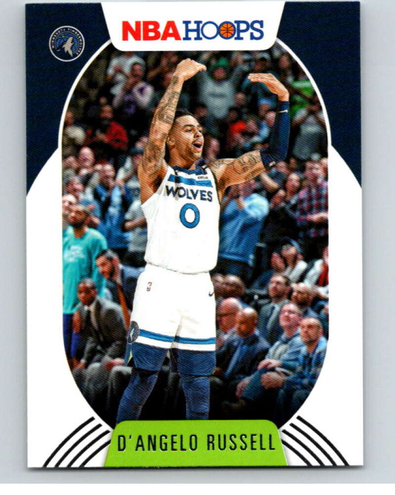 2020-21 Panini Hoops #188 D'Angelo Russell Minnesota Timberwolves V88206 Image 1