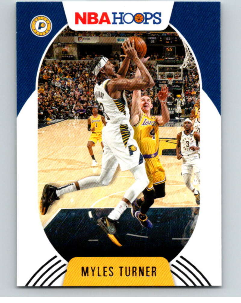 2020-21 Panini Hoops #199 Myles Turner Indiana Pacers V88213 Image 1