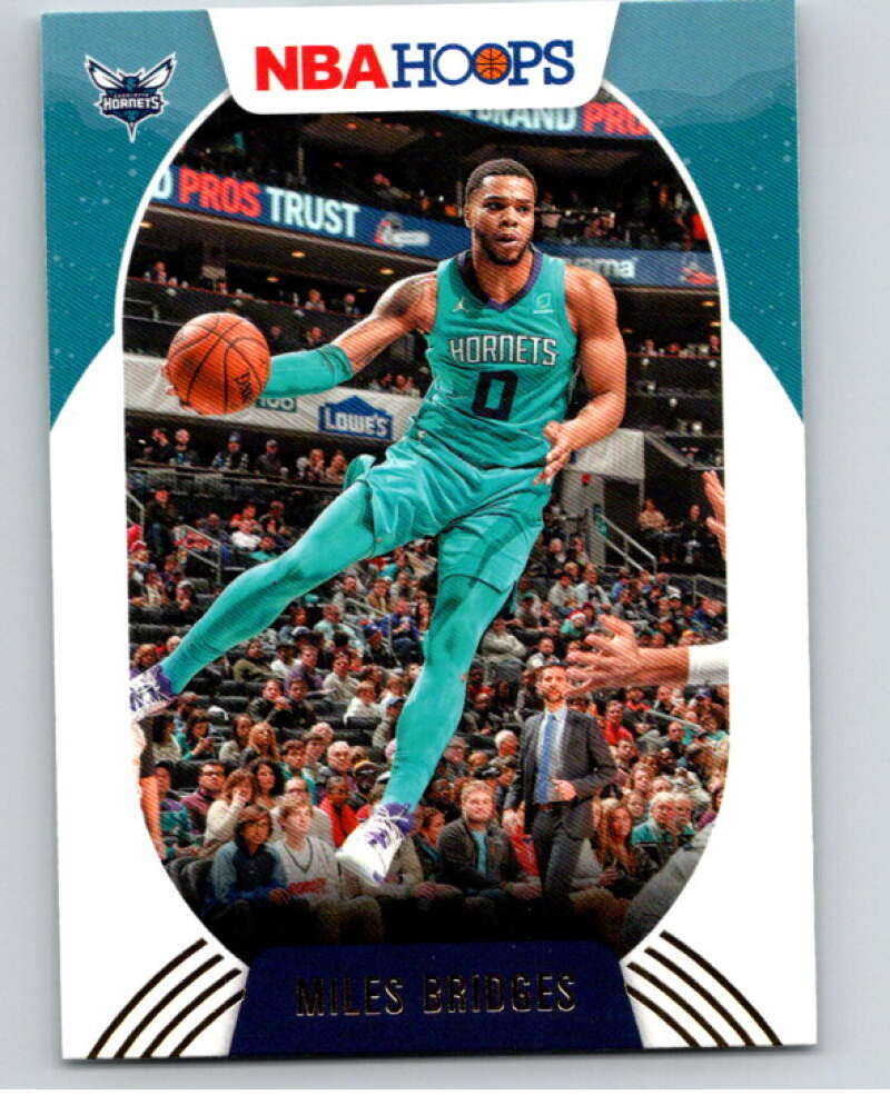 2020-21 Panini Hopps Gold #1 Miles Bridges Charlotte Hornets V88215 Image 1