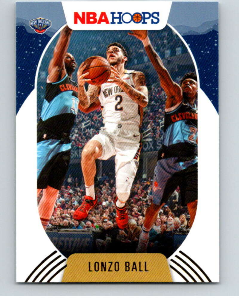 2020-21 Panini Hopps Gold #15 Lonzo Ball New Orleans Pelicans V88219 Image 1