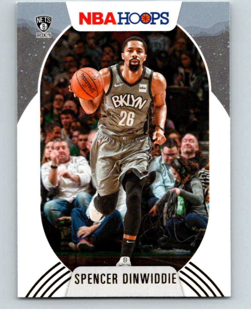 2020-21 Panini Hopps Gold #51 Spencer Dinwiddie Brooklyn Nets V88229 Image 1