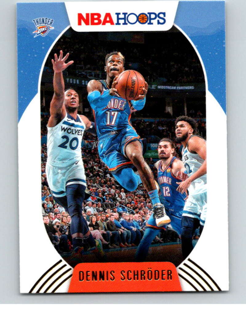 2020-21 Panini Hopps Gold #65 Dennis Schroder Oklahoma City Thunder V88236 Image 1