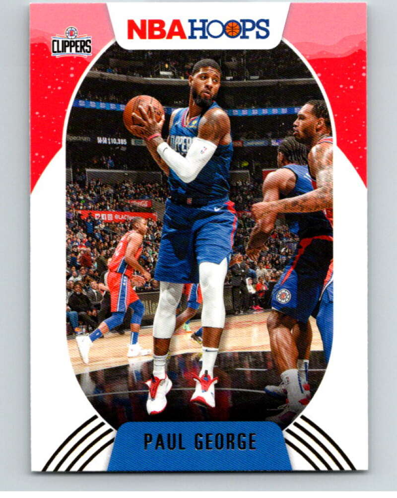 2020-21 Panini Hopps Gold #97 Paul George Los Angeles Clippers V88247 Image 1
