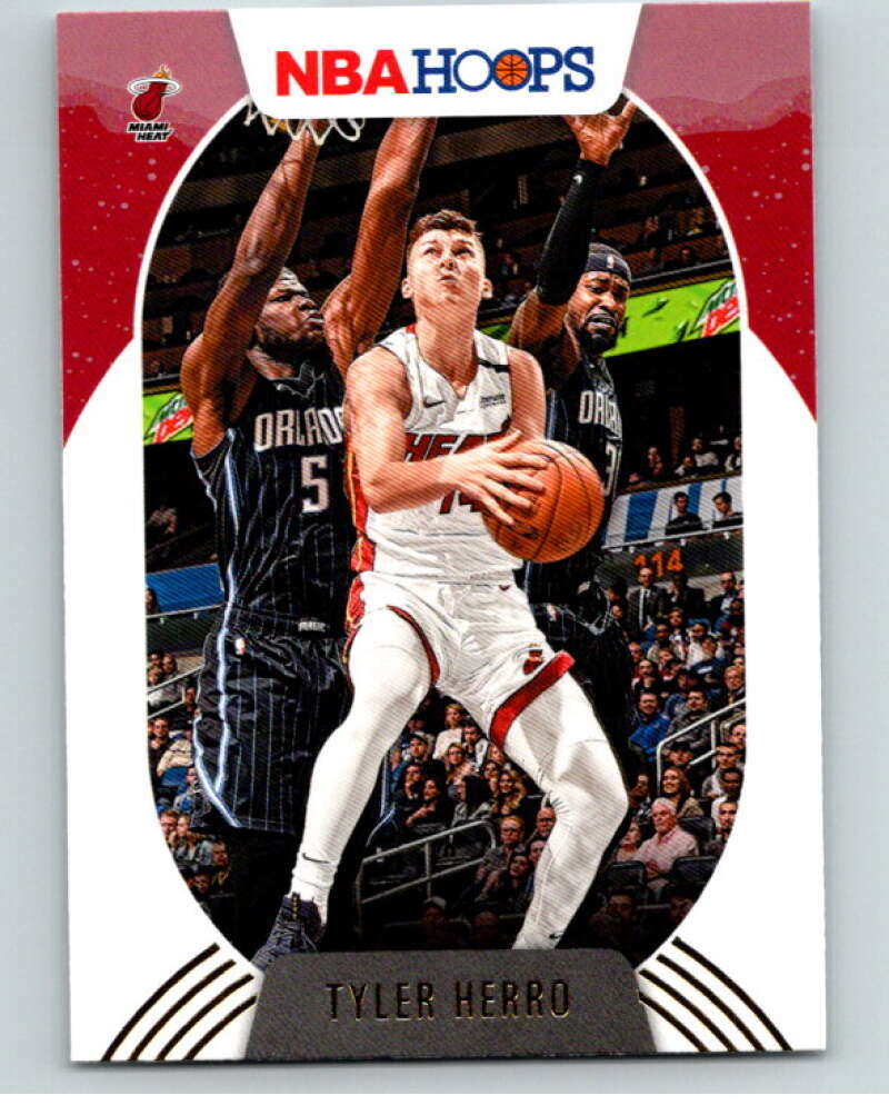 2020-21 Panini Hopps Gold #110 Tyler Herro Miami Heat V88252 Image 1