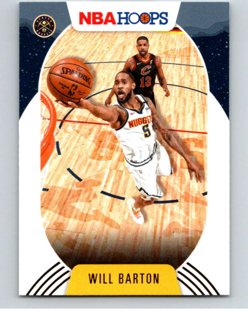 2020-21 Panini Hopps Gold #129 Will Barton Denver Nuggets V88260 Image 1