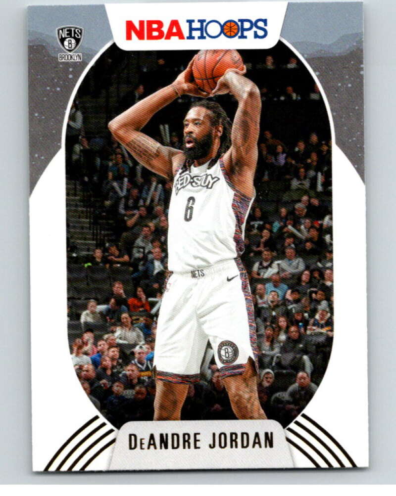 2020-21 Panini Hopps Gold #145 DeAndre Jordan Brooklyn Nets V88264 Image 1
