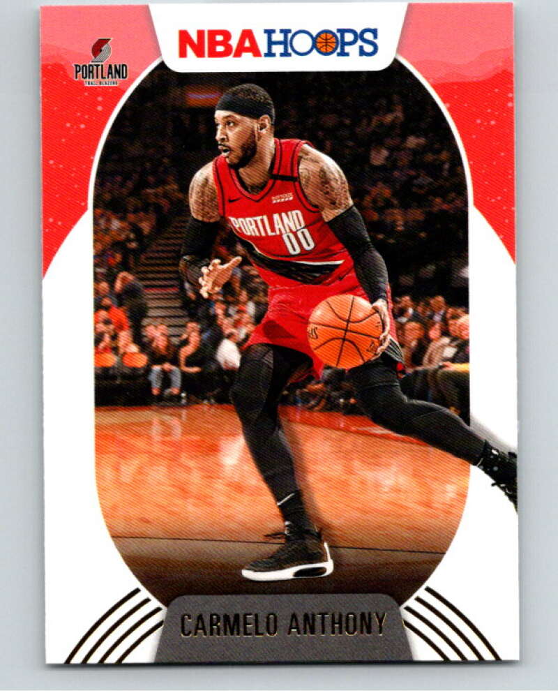2020-21 Panini Hopps Gold #151 Carmelo Anthony Portland Trail Blazers V88268 Image 1