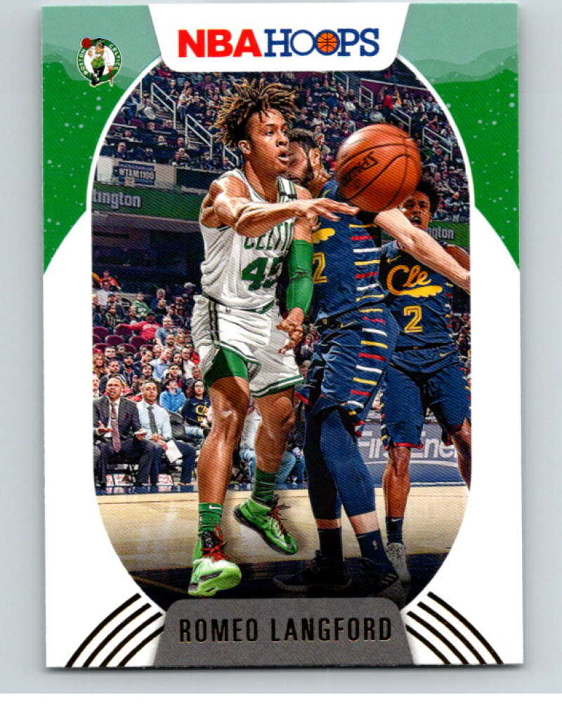 2020-21 Panini Hopps Gold #170 Romeo Langford Boston Celtics V88274 Image 1