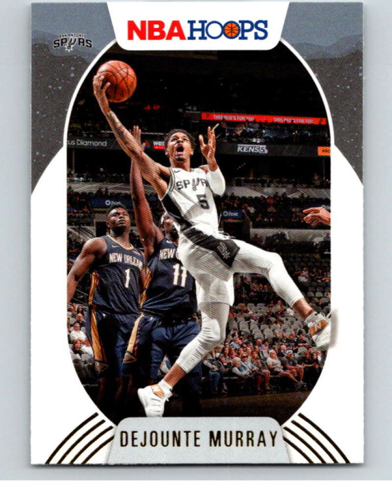 2020-21 Panini Hopps Gold #172 Dejounte Murray San Antonio Spurs V88275 Image 1