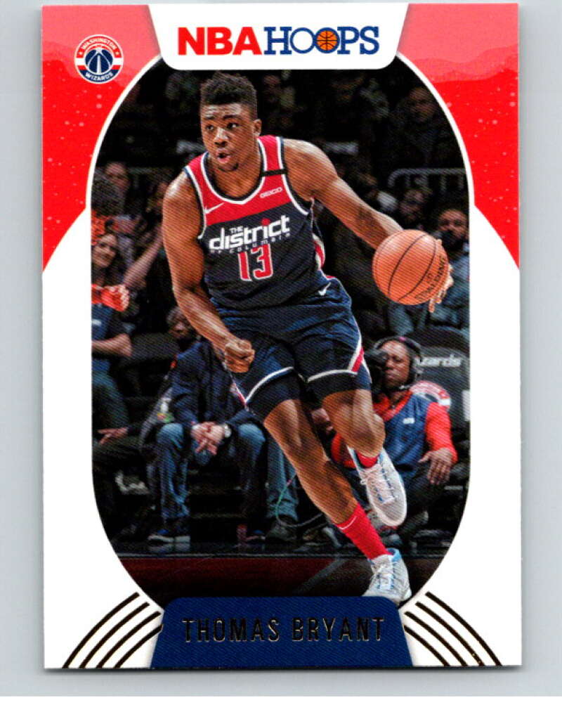 2020-21 Panini Hopps Gold #192 Thomas Bryant Washington Wizards V88279 Image 1