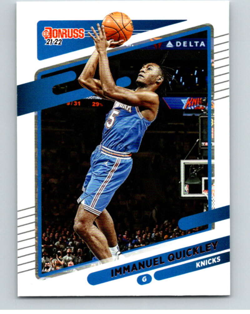 2021-22 Donruss #6 Immanuel Quickley New York Knicks V88289 Image 1