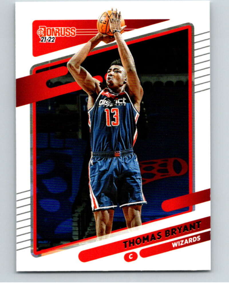 2021-22 Donruss #7 Thomas Bryant Washington Wizards V88290 Image 1