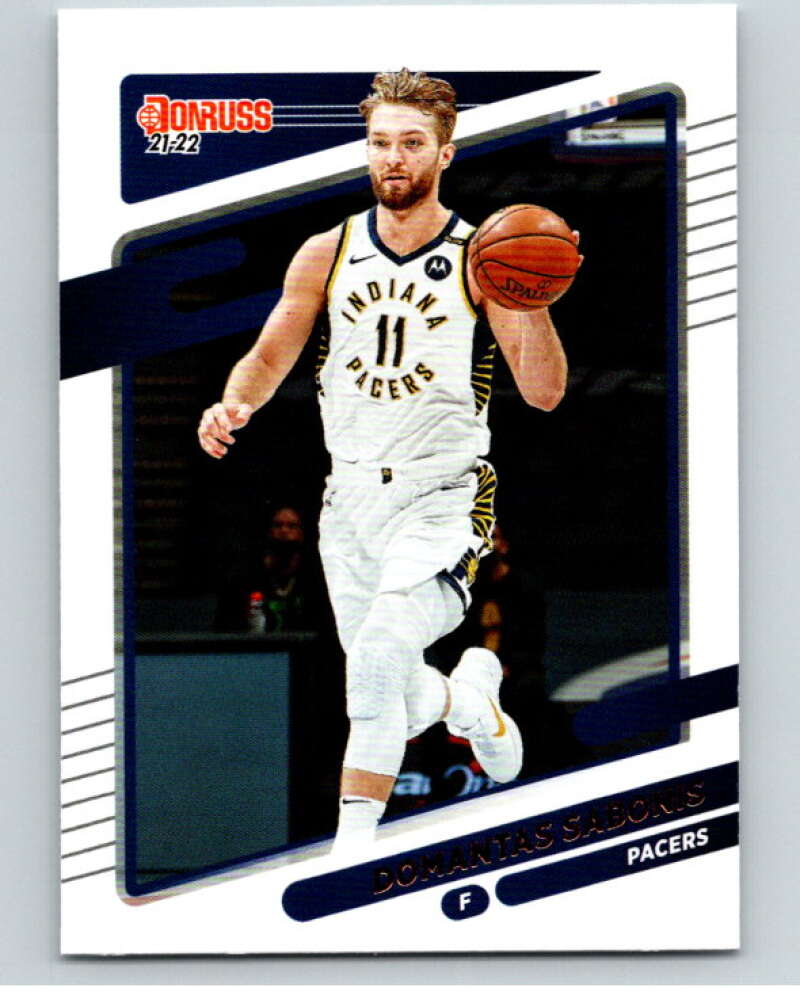 2021-22 Donruss #9 Domantas Sabonis Indiana Pacers V88291 Image 1
