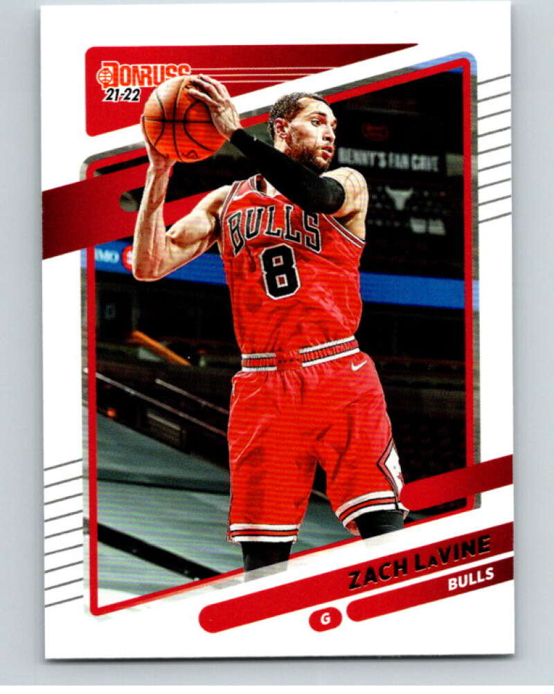 2021-22 Donruss #11 Zach LaVine Chicago Bulls V88293 Image 1