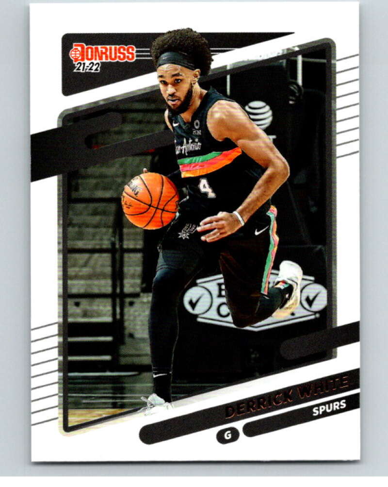 2021-22 Donruss #22 Derrick White San Antonio Spurs V88296 Image 1