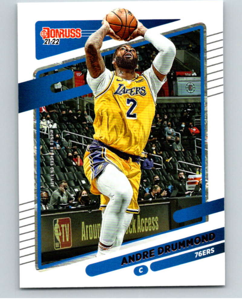 2021-22 Donruss #27 Andre Drummond Philadelphia 76ers V88300 Image 1