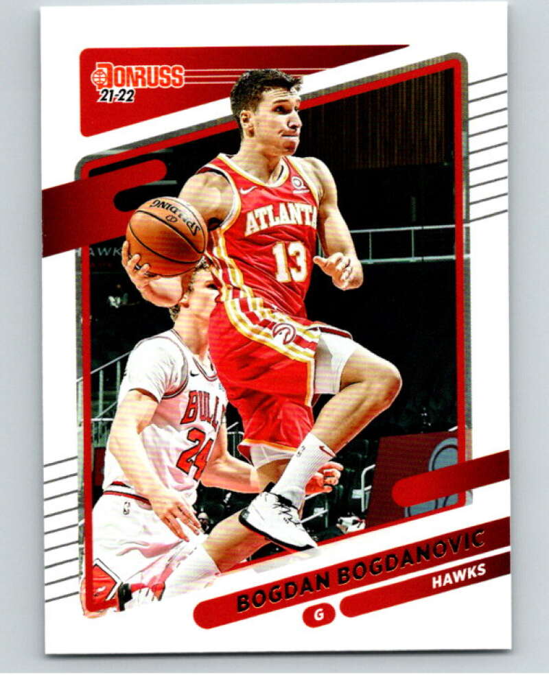 2021-22 Donruss #40 Bogdan Bogdanovic Atlanta Hawks V88308 Image 1