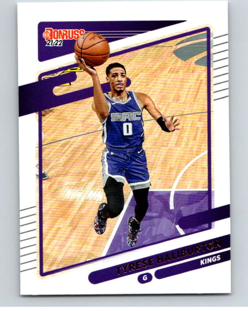 2021-22 Donruss #43 Tyrese Haliburton Sacramento Kings V88309 Image 1