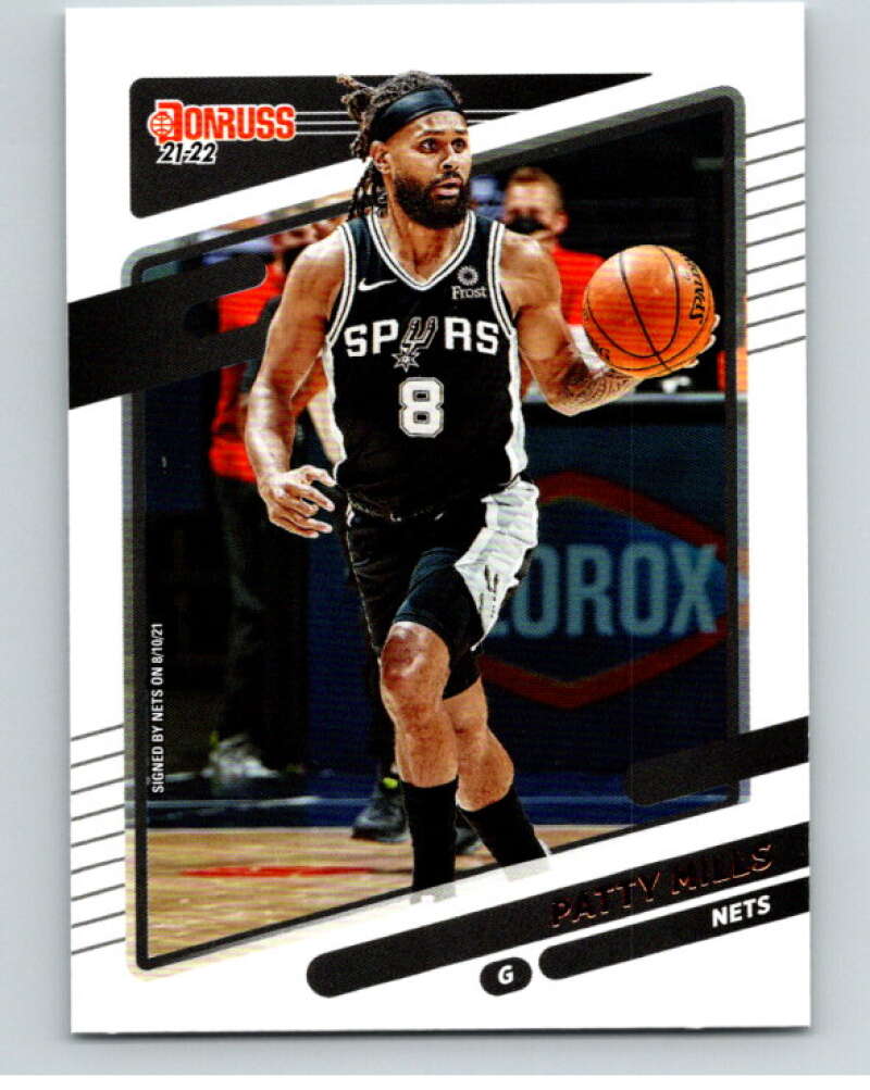 2021-22 Donruss #49 Patty Mills Brooklyn Nets V88310 Image 1